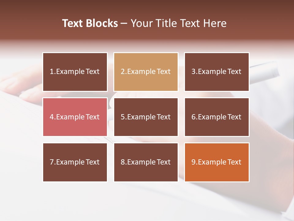 Signature Clerk Closeup PowerPoint Template