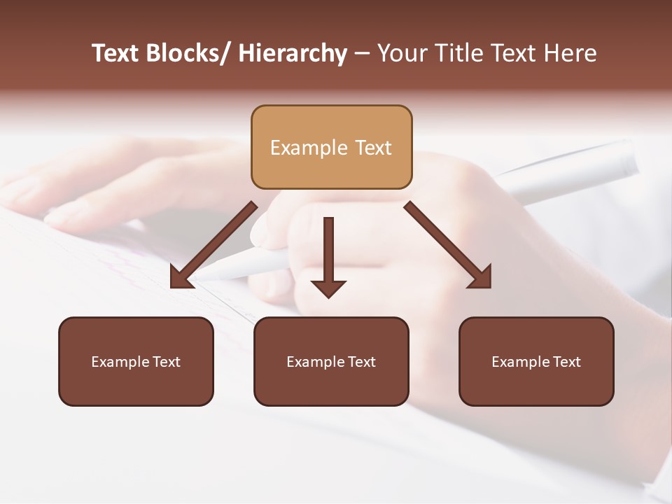 Signature Clerk Closeup PowerPoint Template