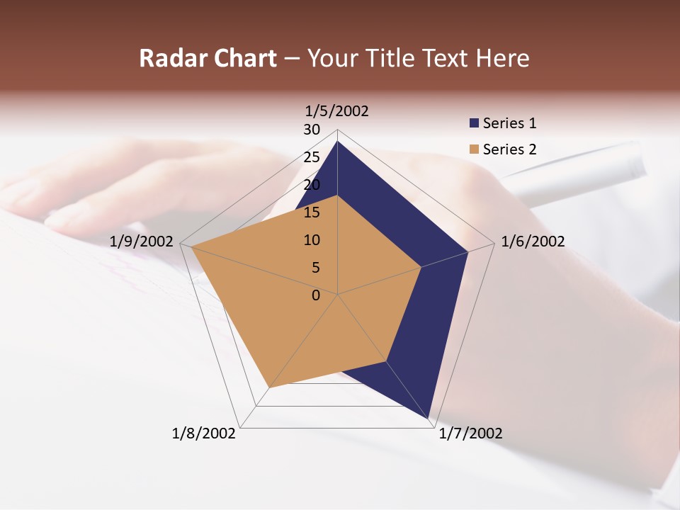 Signature Clerk Closeup PowerPoint Template