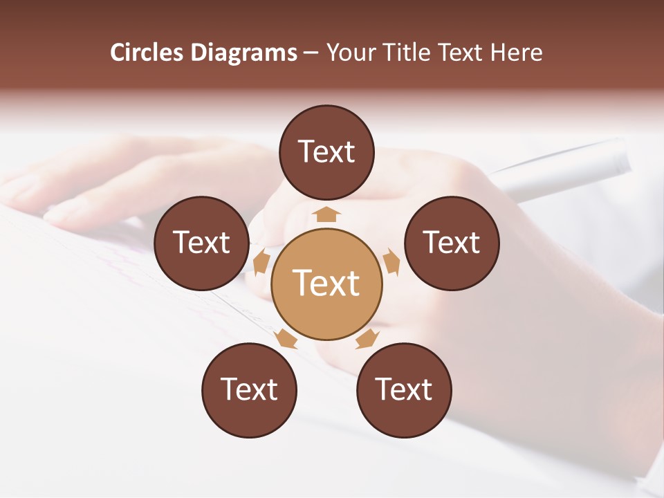 Signature Clerk Closeup PowerPoint Template