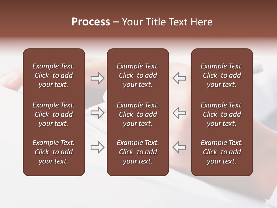 Signature Clerk Closeup PowerPoint Template