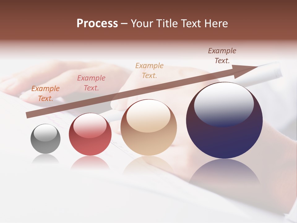 Signature Clerk Closeup PowerPoint Template