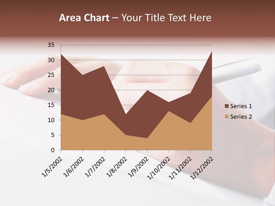 Signature Clerk Closeup PowerPoint Template