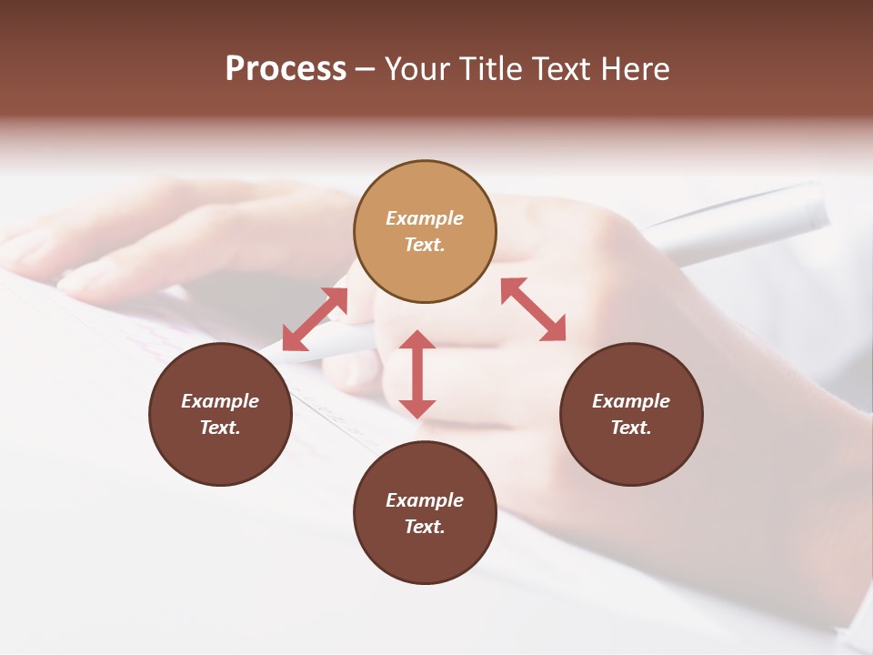 Signature Clerk Closeup PowerPoint Template