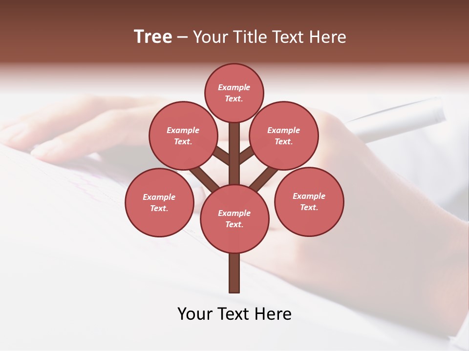 Signature Clerk Closeup PowerPoint Template