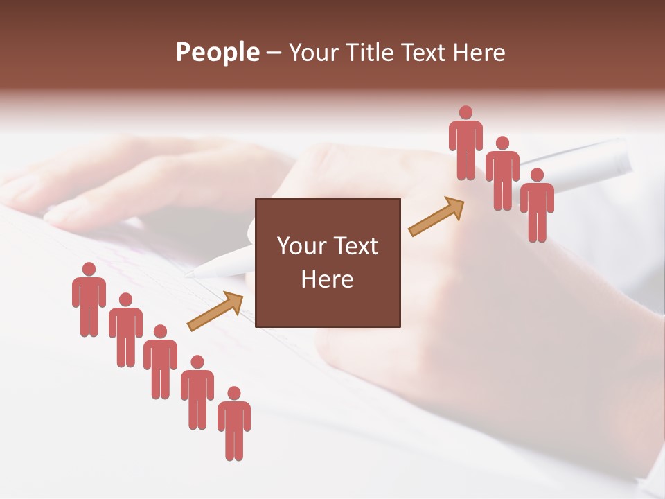 Signature Clerk Closeup PowerPoint Template