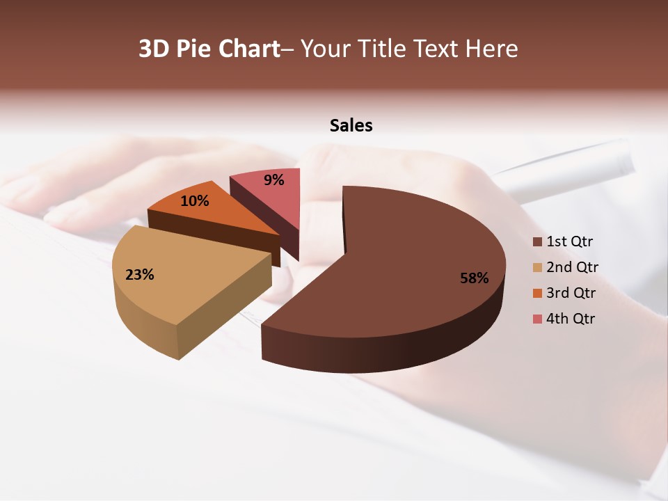 Signature Clerk Closeup PowerPoint Template