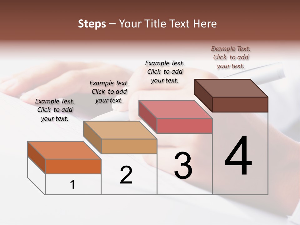 Signature Clerk Closeup PowerPoint Template