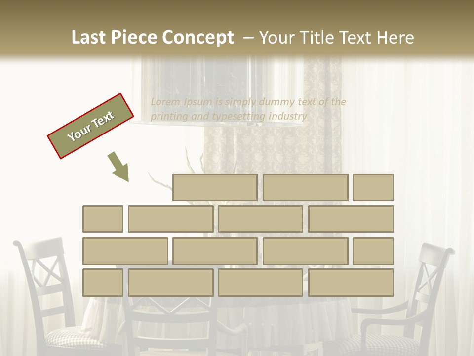 Served Lamp Estate PowerPoint Template