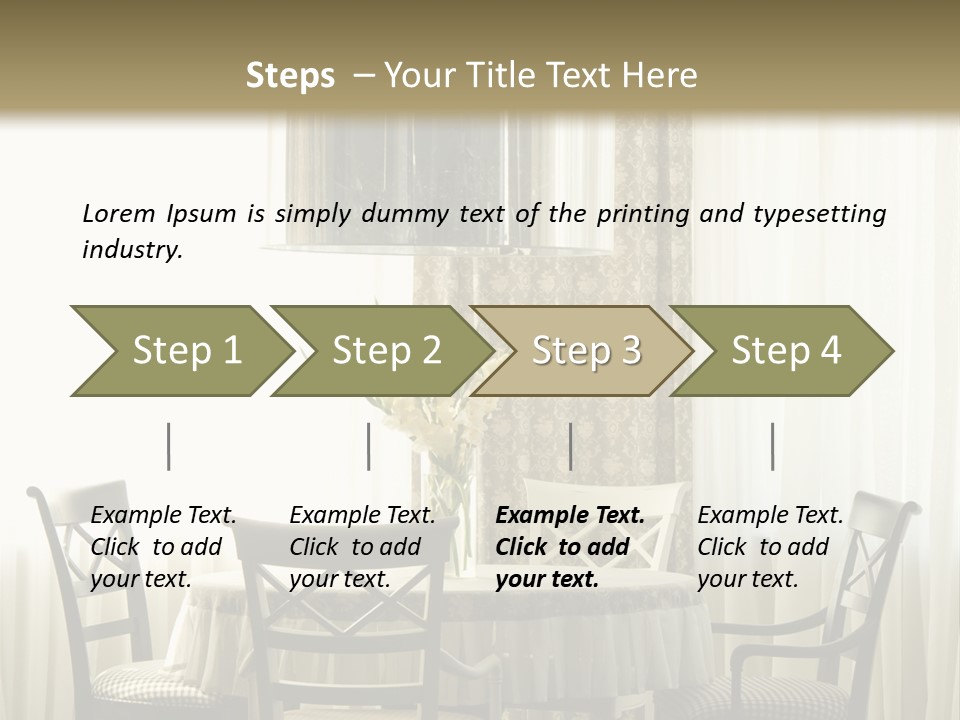 Served Lamp Estate PowerPoint Template
