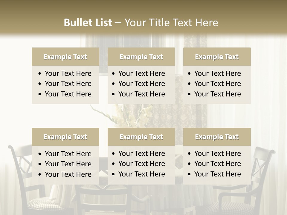 Served Lamp Estate PowerPoint Template