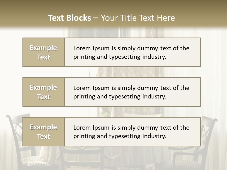 Served Lamp Estate PowerPoint Template