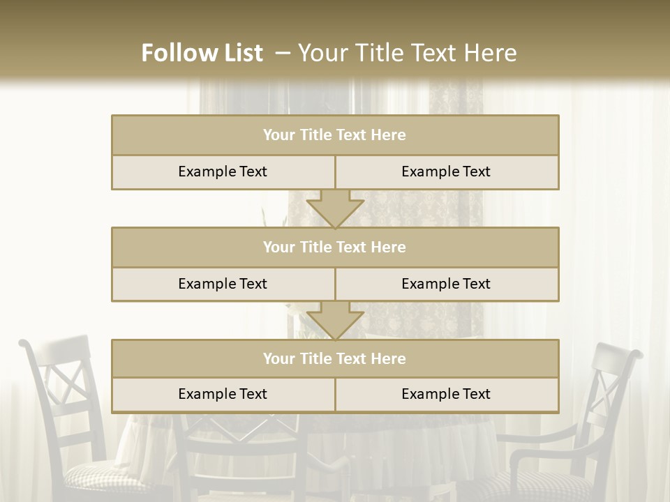 Served Lamp Estate PowerPoint Template