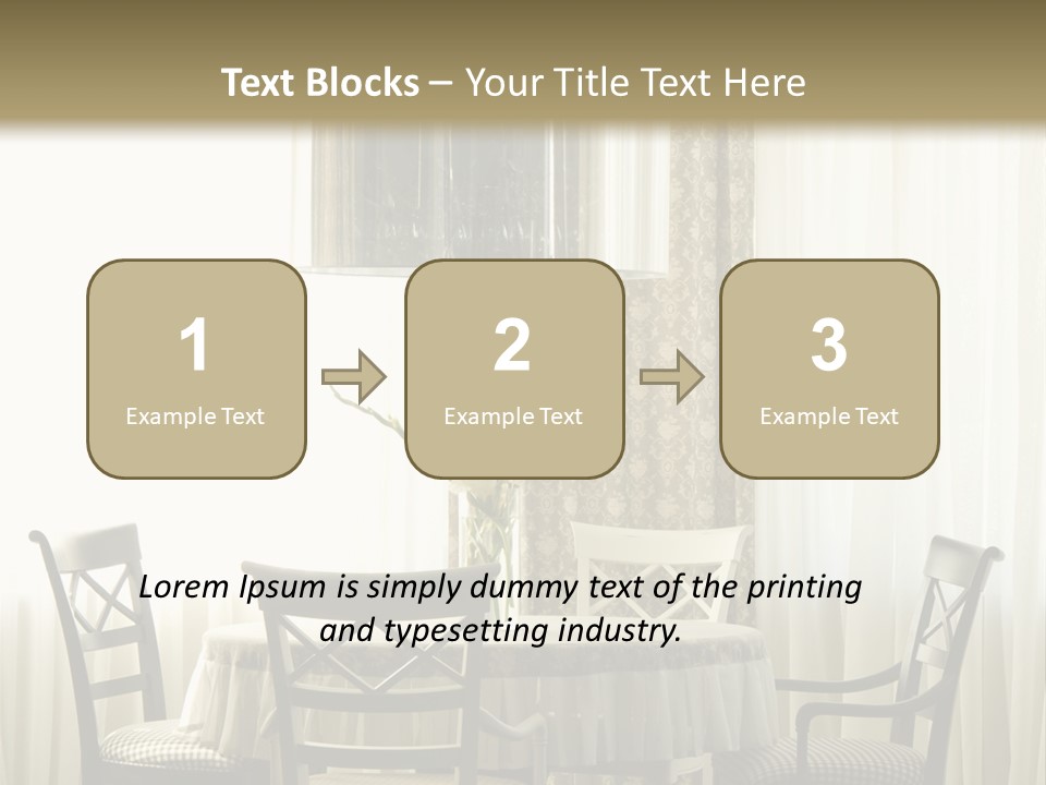 Served Lamp Estate PowerPoint Template
