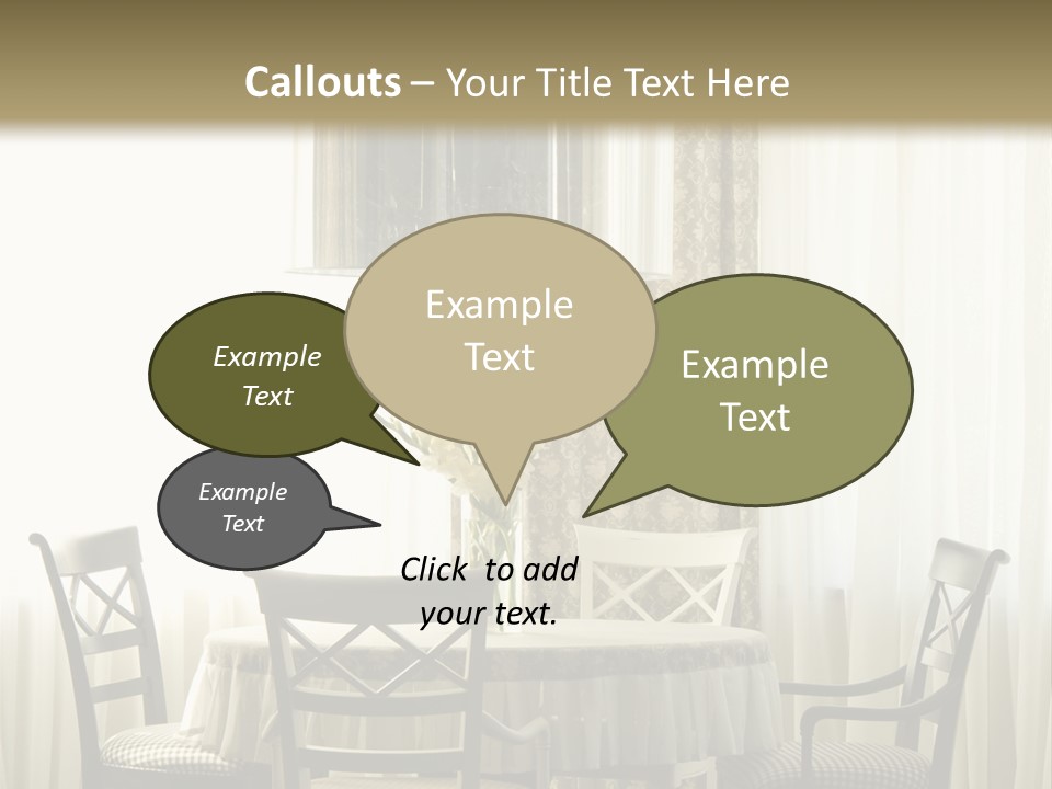Served Lamp Estate PowerPoint Template