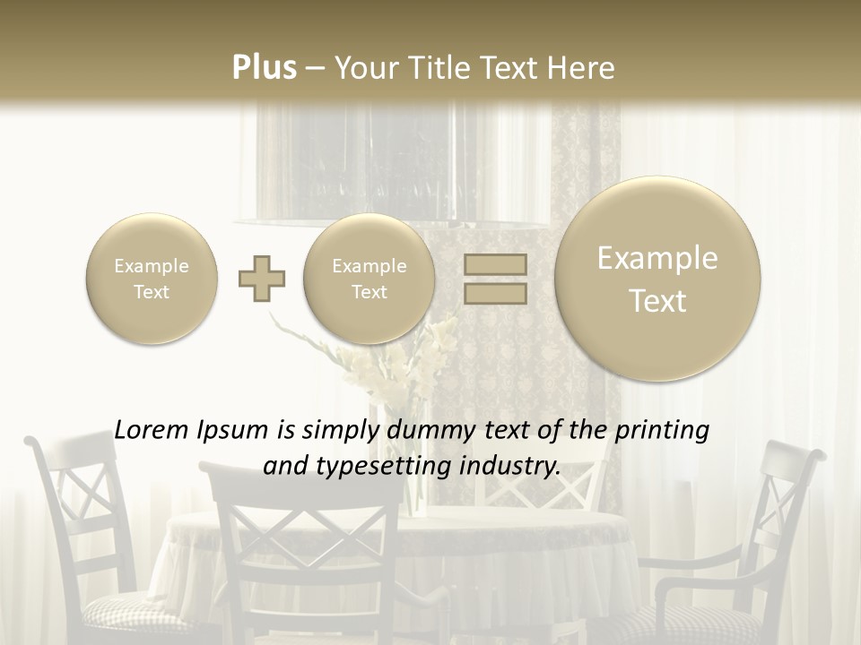 Served Lamp Estate PowerPoint Template