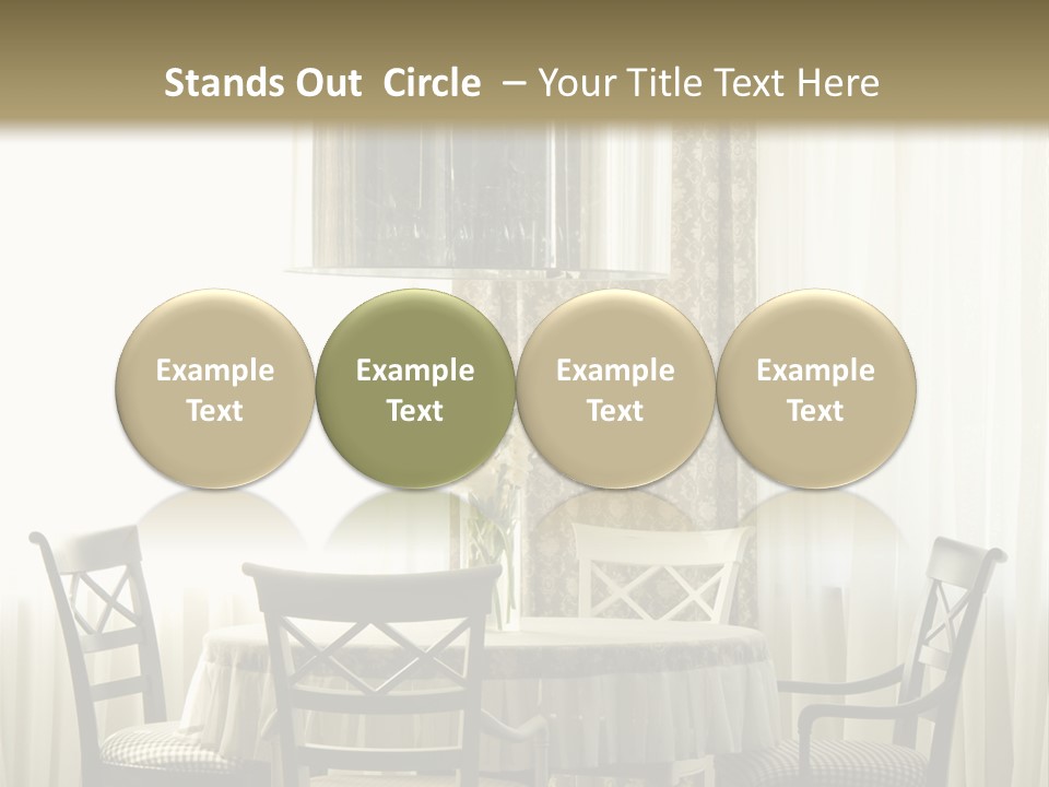 Served Lamp Estate PowerPoint Template