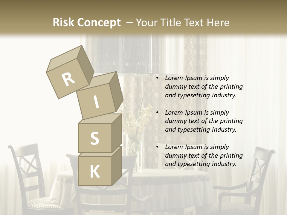 Served Lamp Estate PowerPoint Template