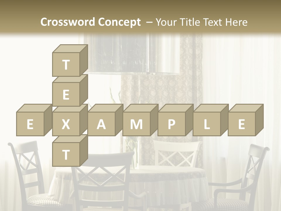 Served Lamp Estate PowerPoint Template