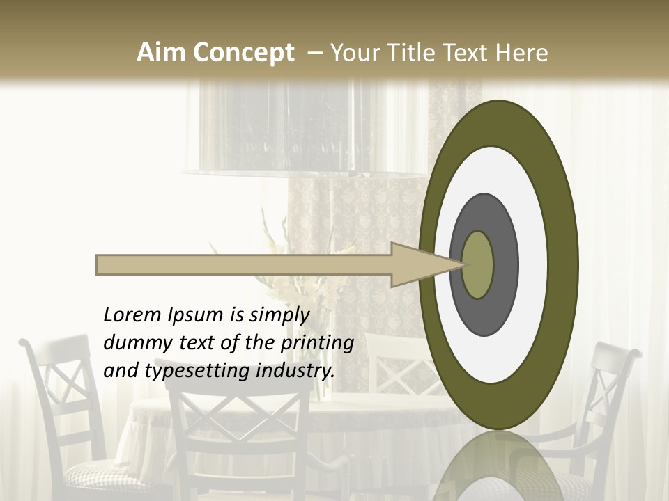 Served Lamp Estate PowerPoint Template