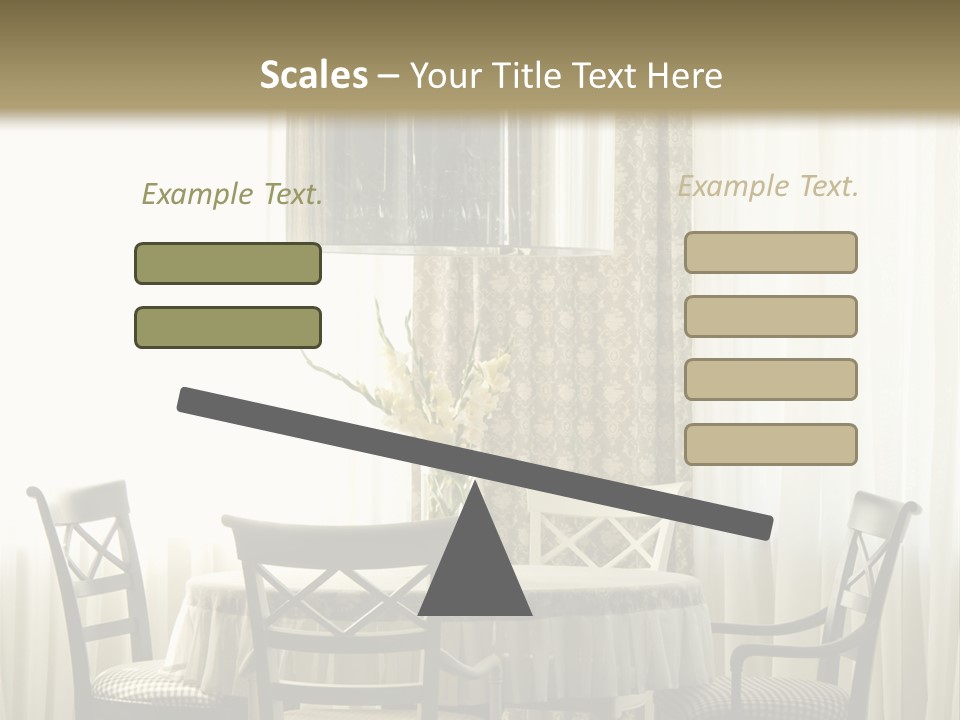 Served Lamp Estate PowerPoint Template
