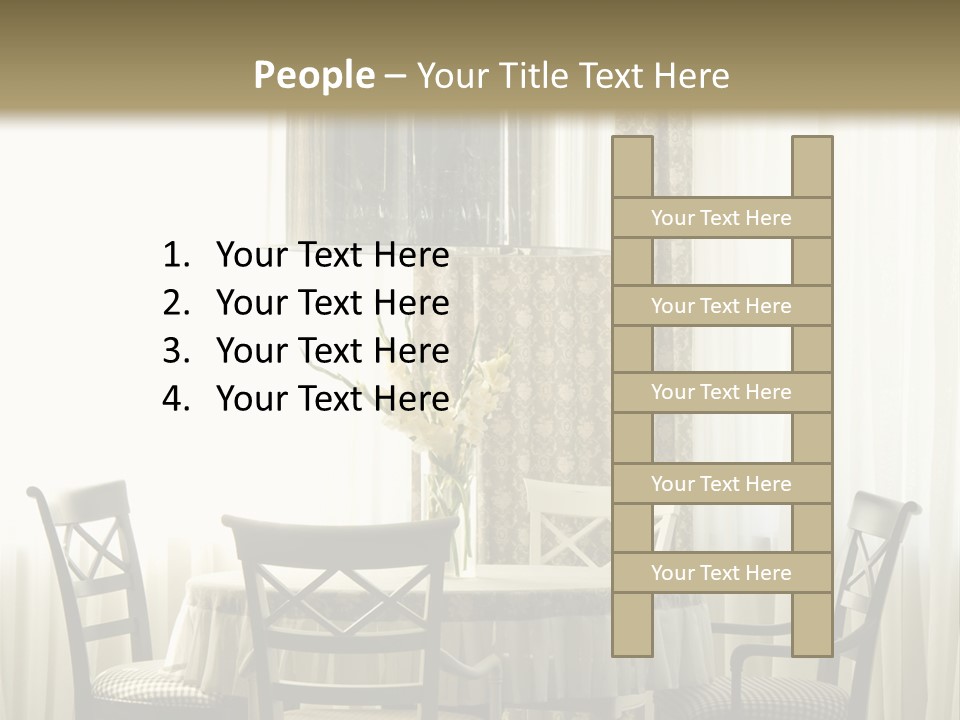 Served Lamp Estate PowerPoint Template
