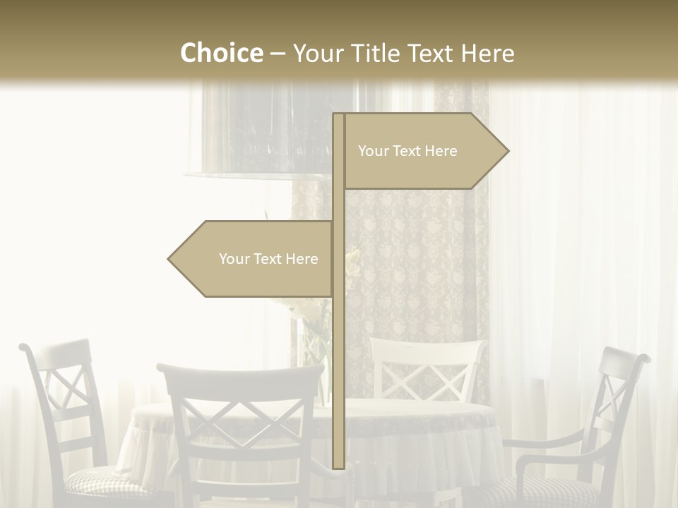 Served Lamp Estate PowerPoint Template