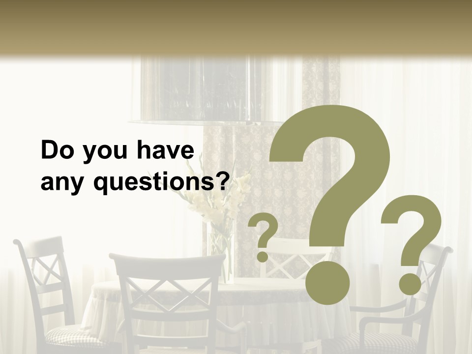 Served Lamp Estate PowerPoint Template