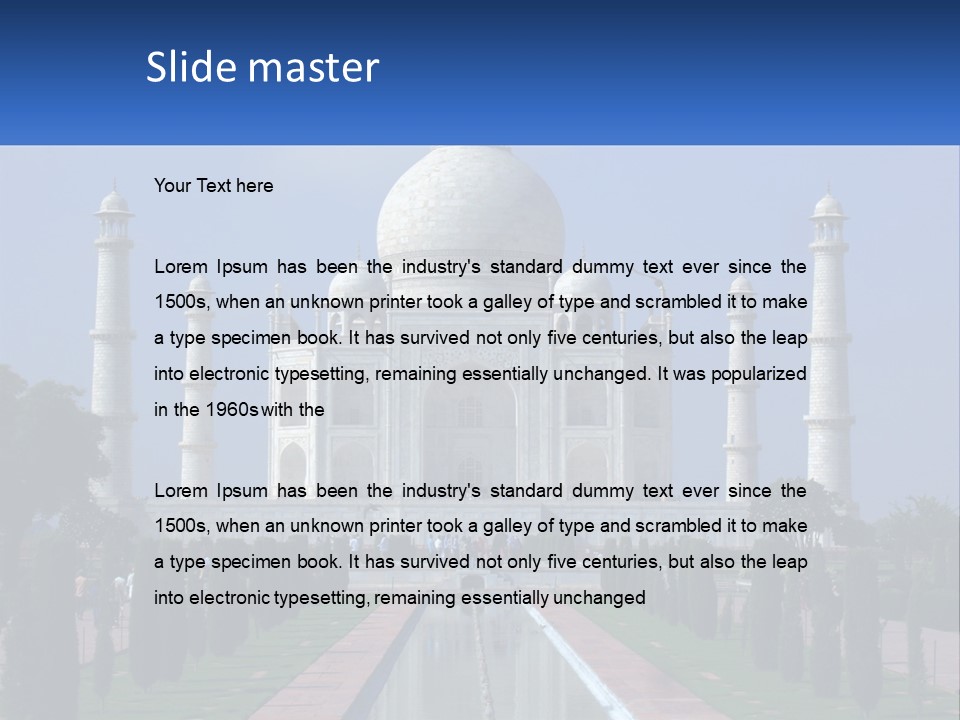 Dome Building Travel PowerPoint Template