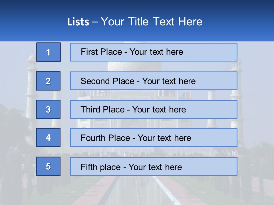 Dome Building Travel PowerPoint Template