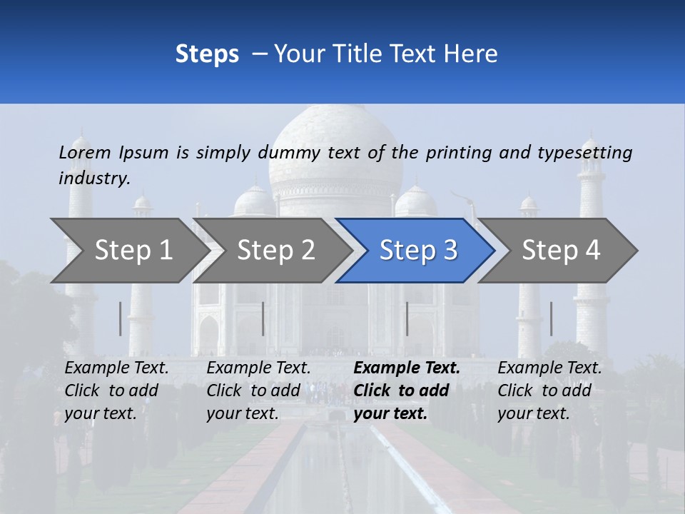 Dome Building Travel PowerPoint Template