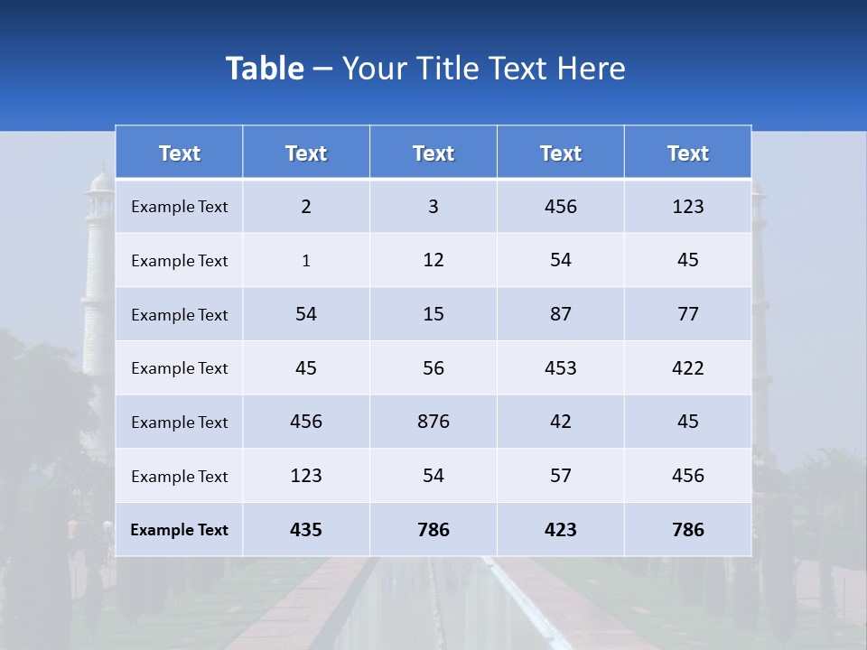 Dome Building Travel PowerPoint Template