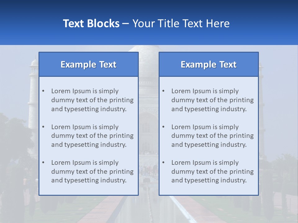 Dome Building Travel PowerPoint Template