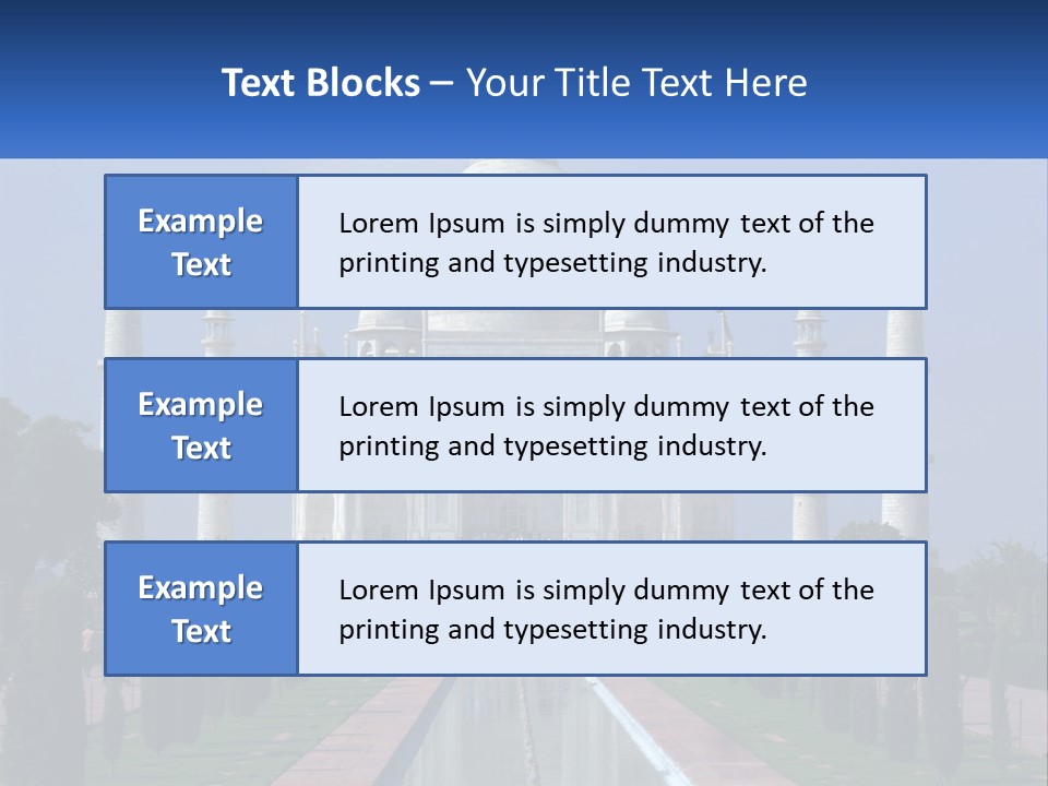 Dome Building Travel PowerPoint Template