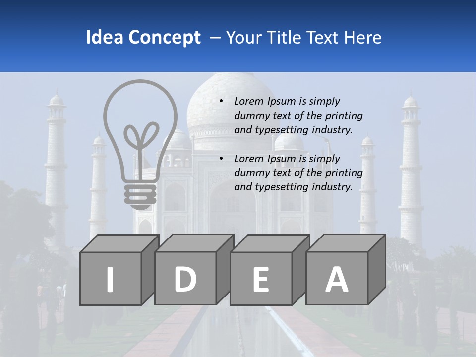 Dome Building Travel PowerPoint Template