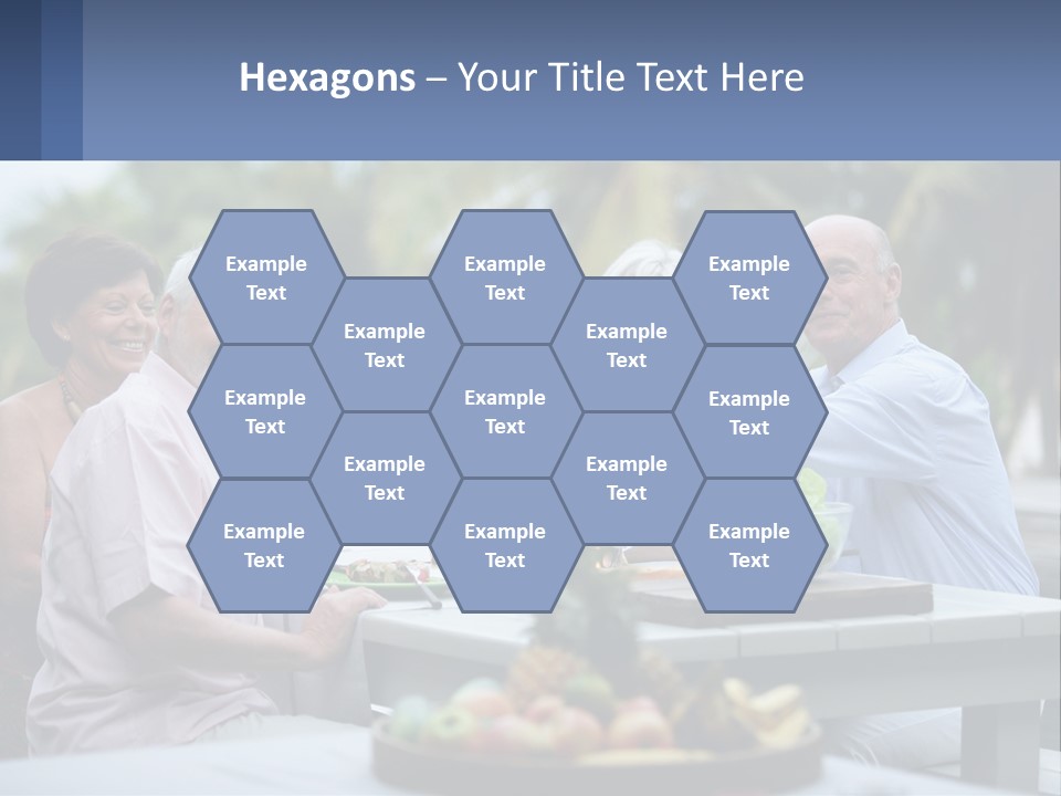 Happy Elderly Recreation PowerPoint Template