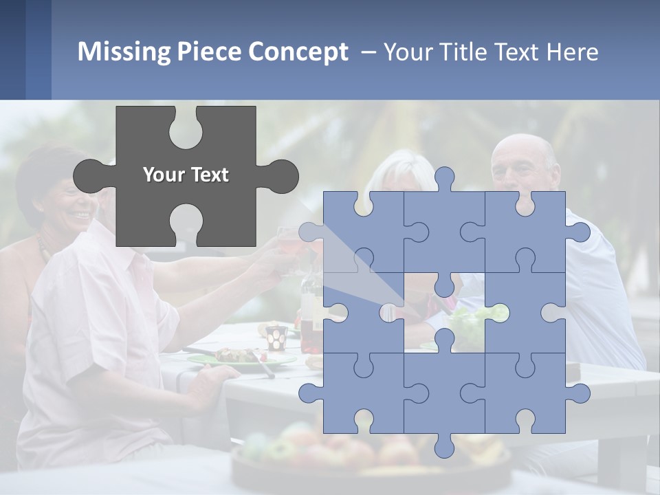 Happy Elderly Recreation PowerPoint Template