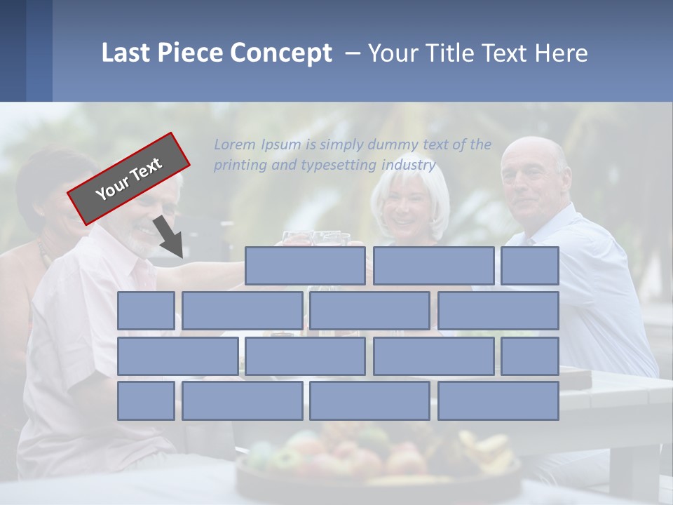 Happy Elderly Recreation PowerPoint Template