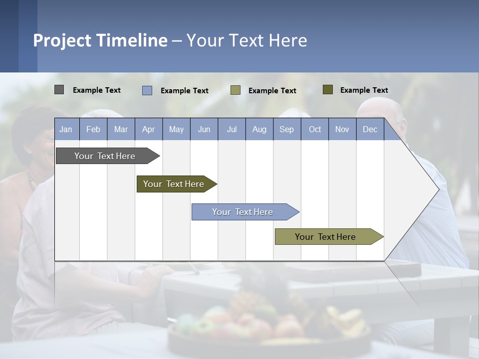Happy Elderly Recreation PowerPoint Template