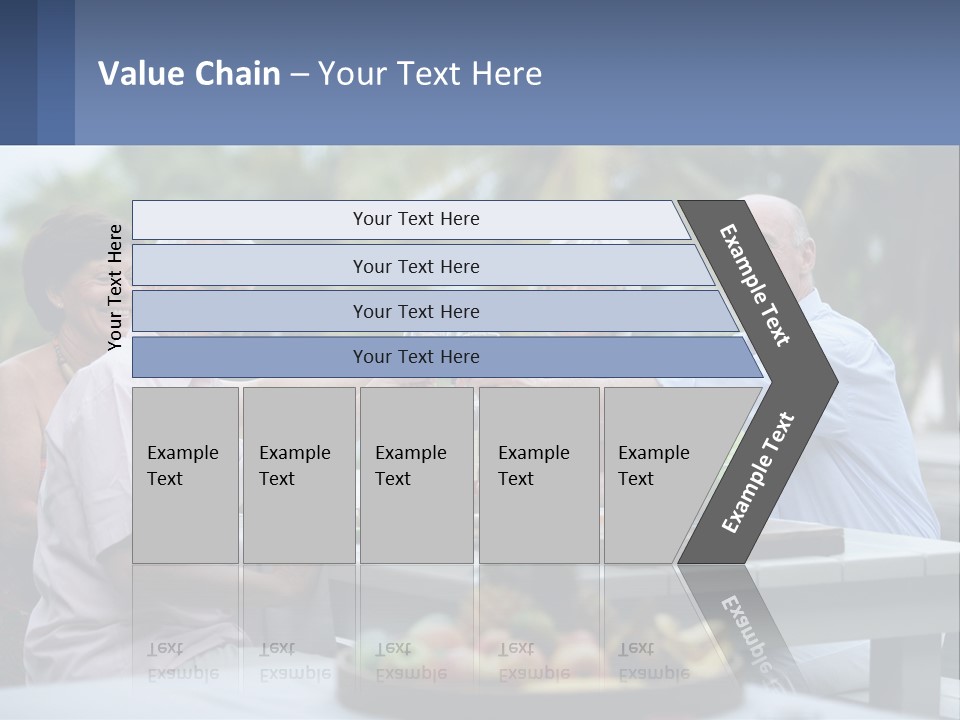 Happy Elderly Recreation PowerPoint Template