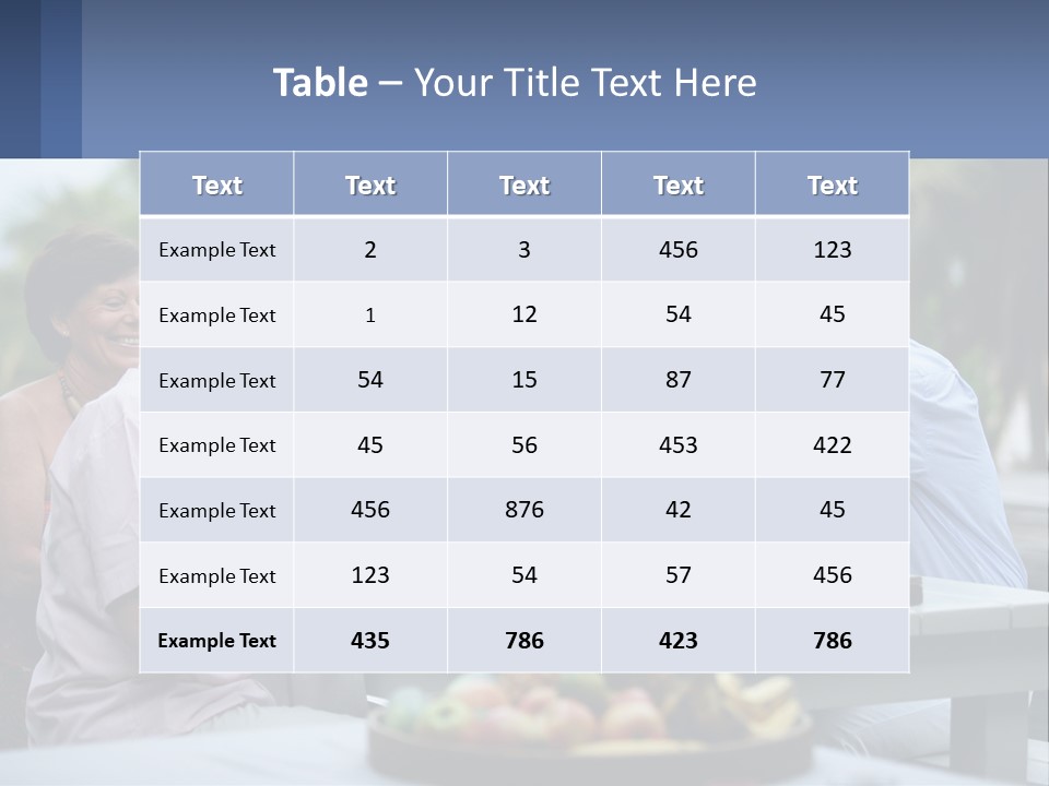 Happy Elderly Recreation PowerPoint Template
