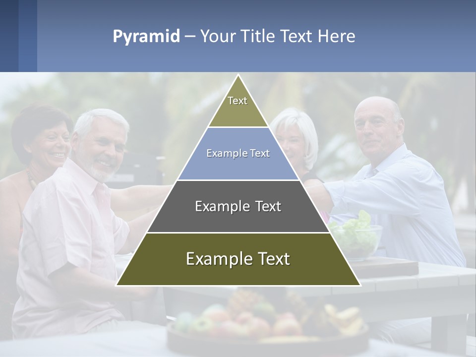 Happy Elderly Recreation PowerPoint Template