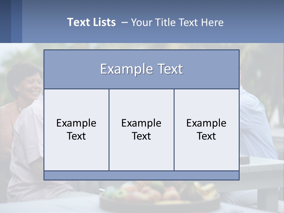 Happy Elderly Recreation PowerPoint Template