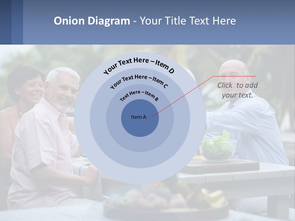 Happy Elderly Recreation PowerPoint Template