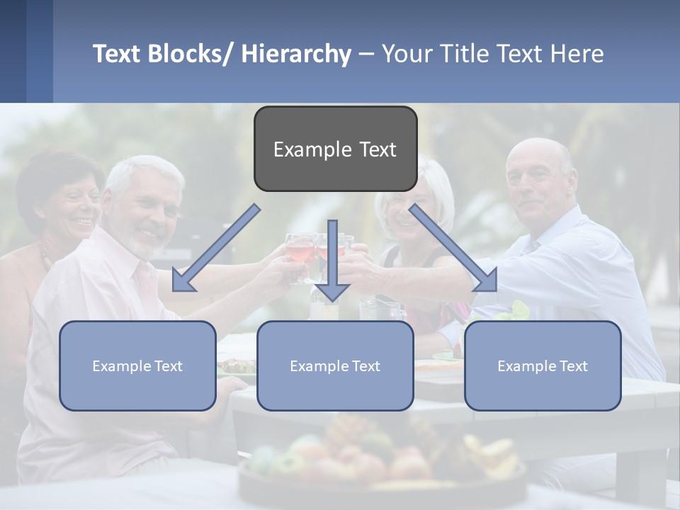 Happy Elderly Recreation PowerPoint Template