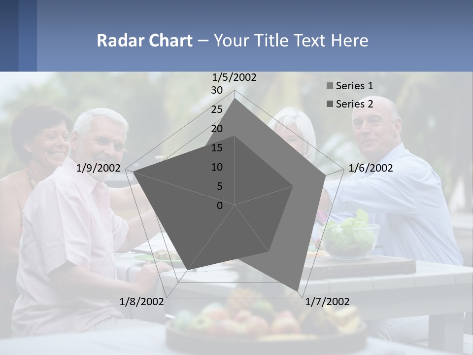 Happy Elderly Recreation PowerPoint Template