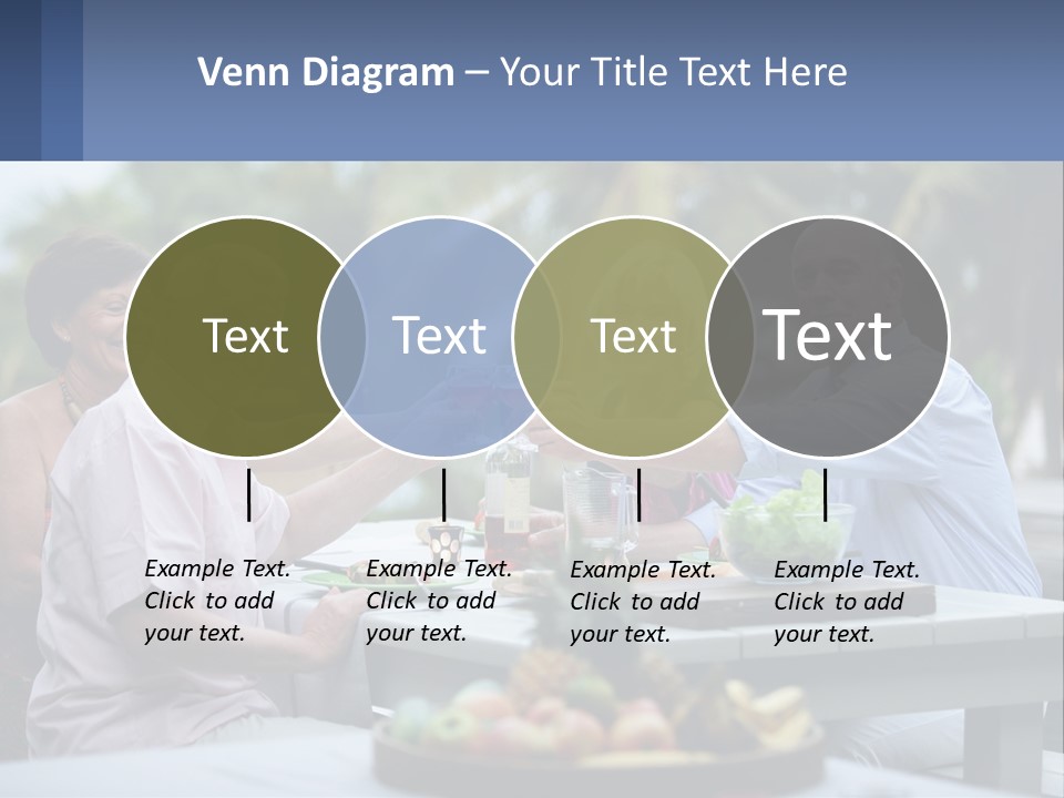 Happy Elderly Recreation PowerPoint Template