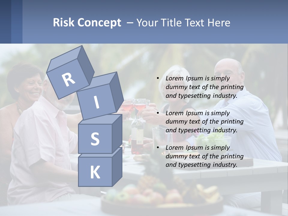 Happy Elderly Recreation PowerPoint Template