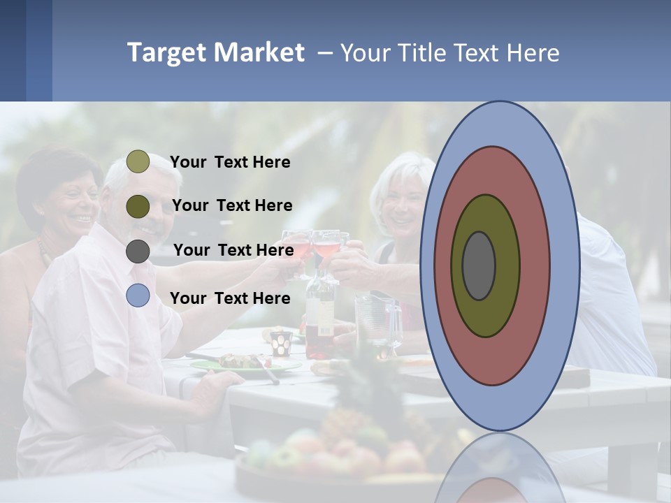 Happy Elderly Recreation PowerPoint Template