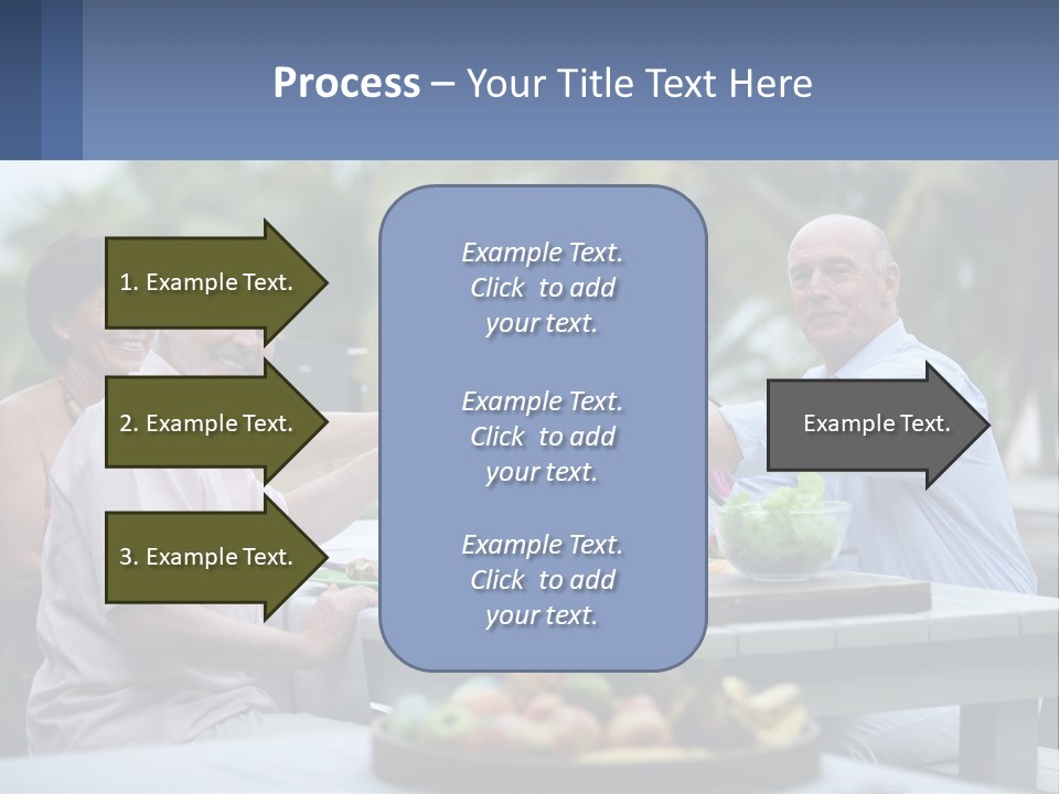 Happy Elderly Recreation PowerPoint Template